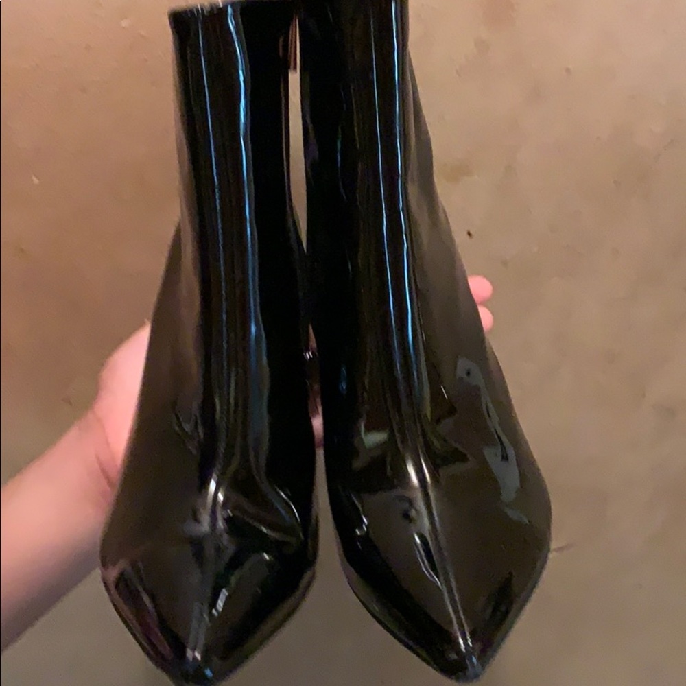 Women’s  black ankle boots gently worn no box